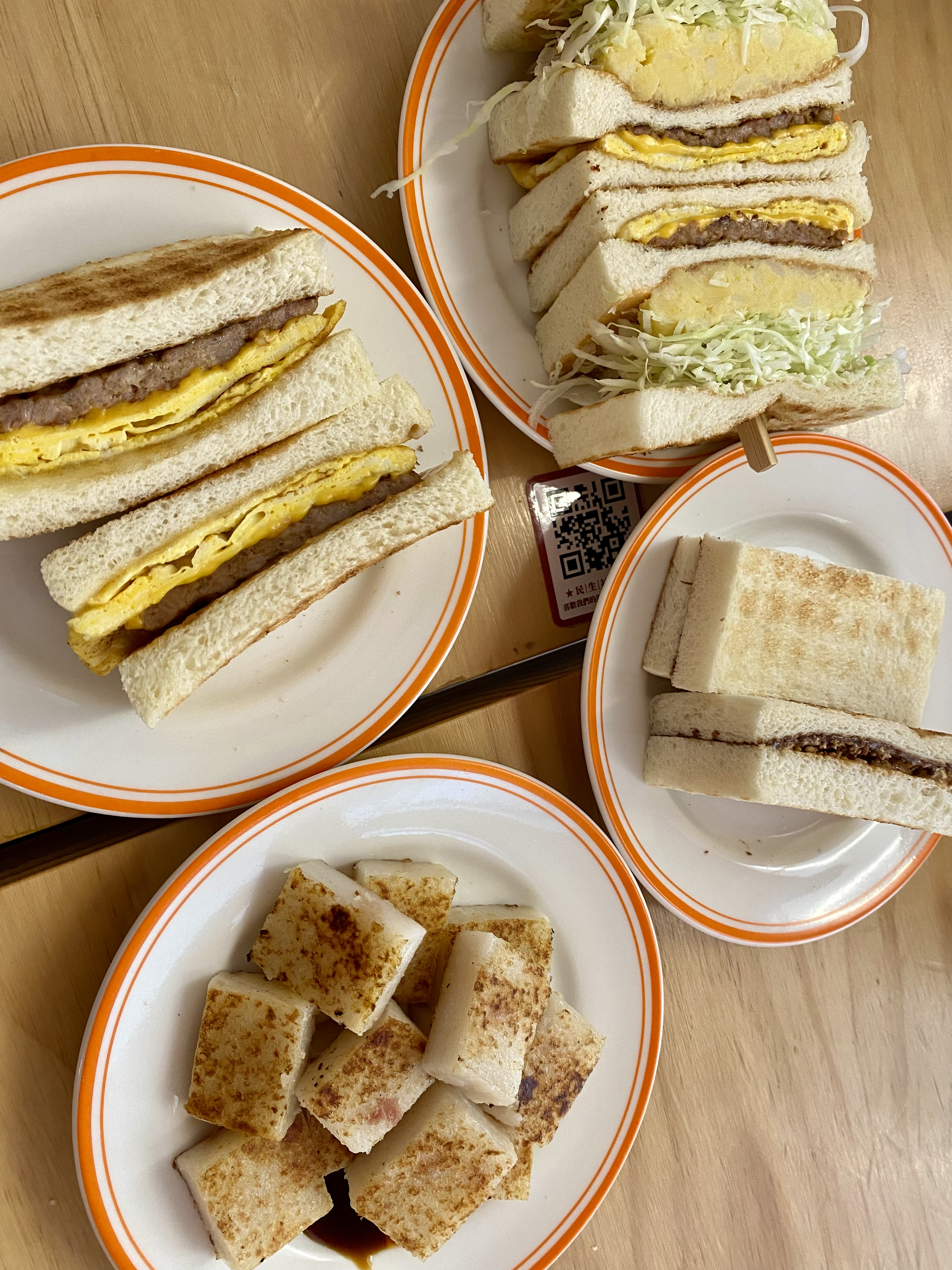 foodie adventure - taiwan breakfast sandos
