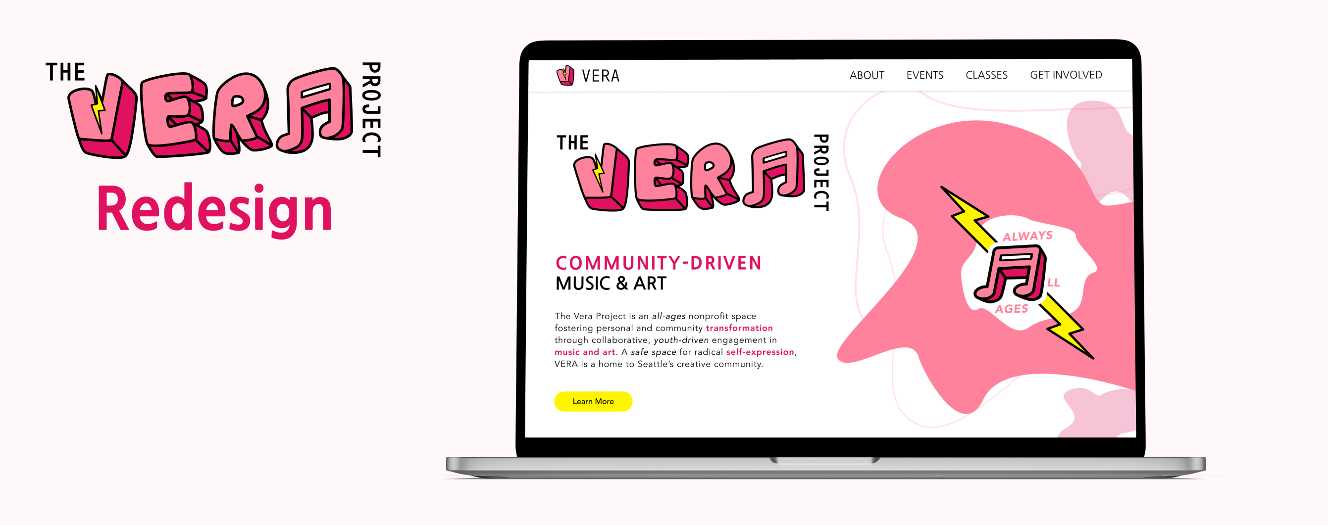 The Vera Project Redesign Project Image